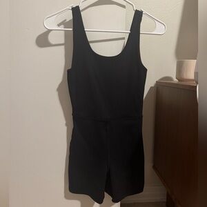 Black Athletic Romper